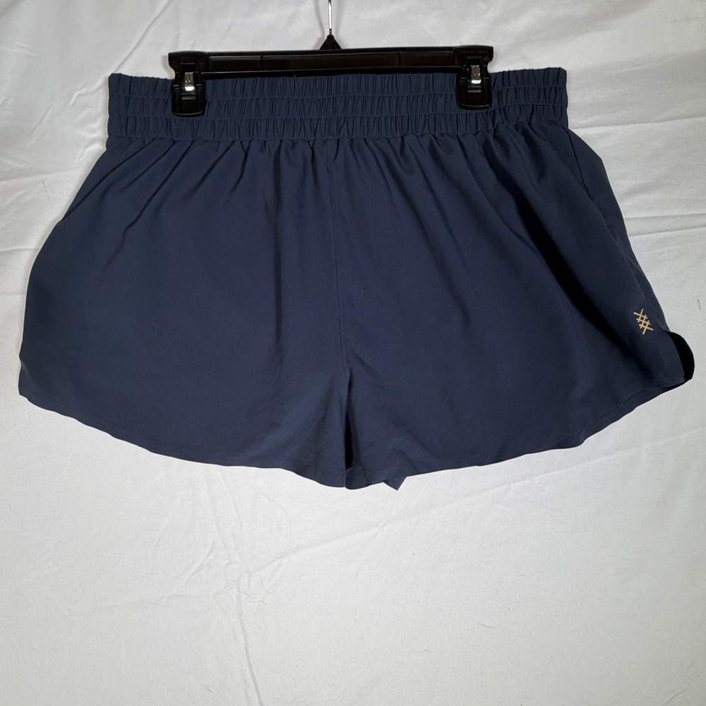 RHONE Navy Blue Athletic Shorts Womens Size L G Genuine